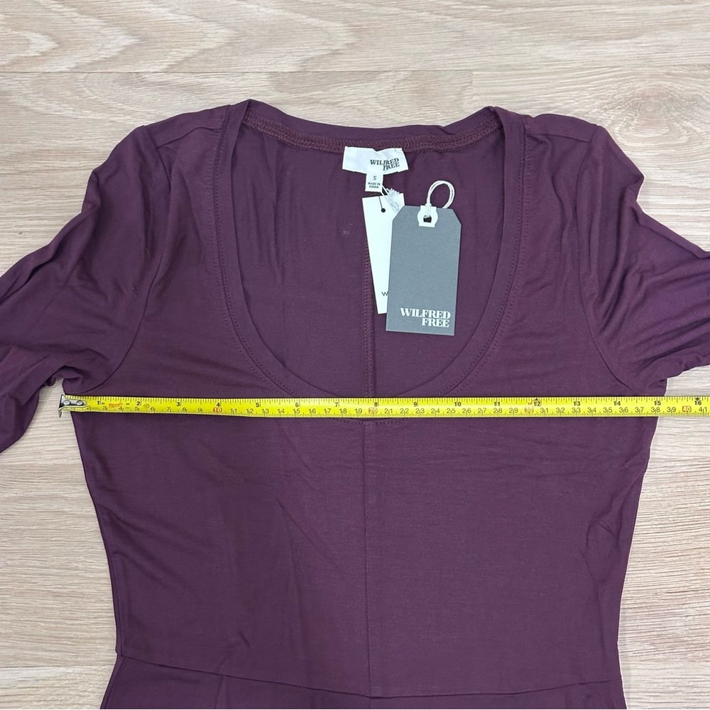 ARITZIA - WILFRED FREE - BOCK DRESS - CARDAMON - SIZE SMALL - Picture 7 of 12